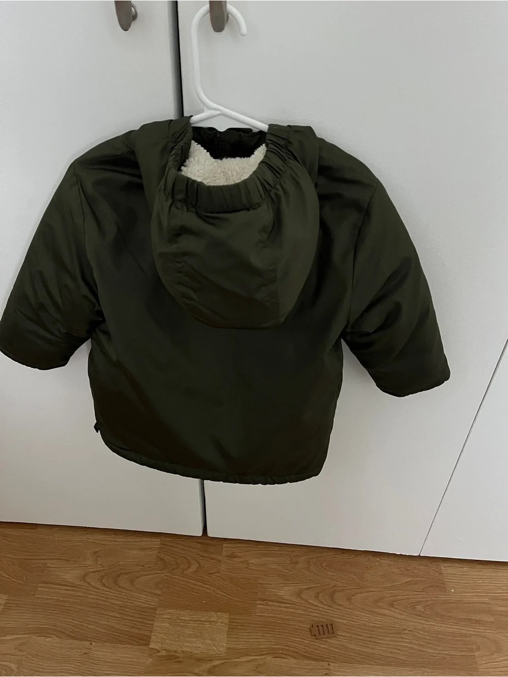 Gap Kids Olive Green Puffer Jacket with Hood